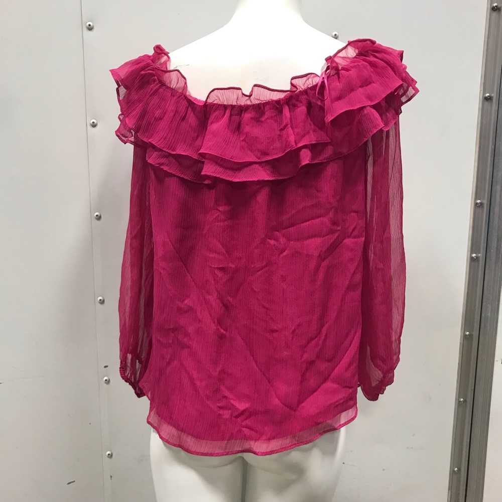 Vince Camuto Ruffle Off the Shoulder Top - Picture 5 of 8